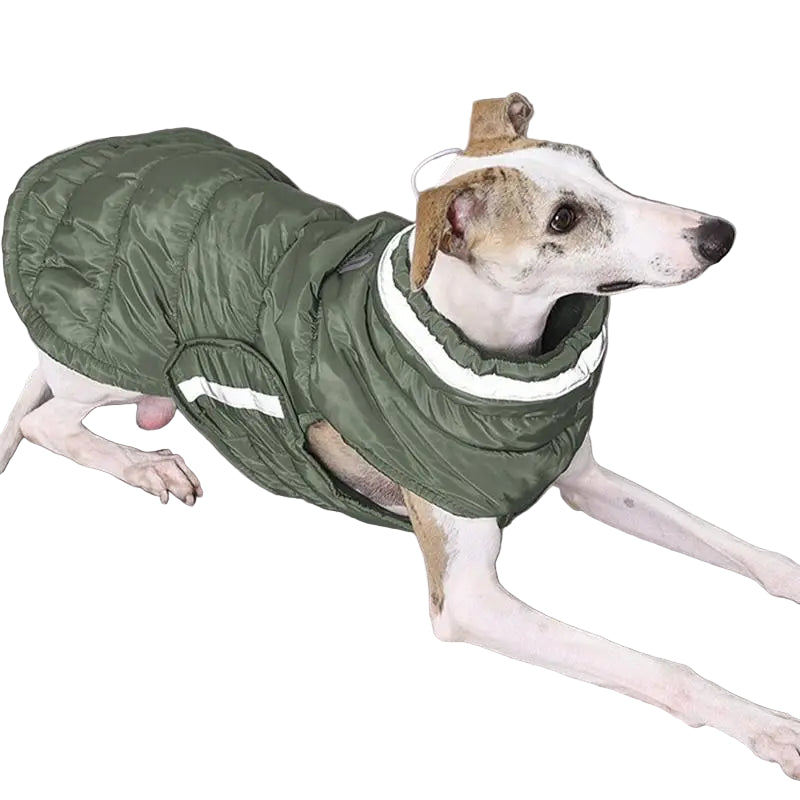 LuxePawe Winter Dog Jacket Waterproof Fleece Lined Warm Outdoor Coat