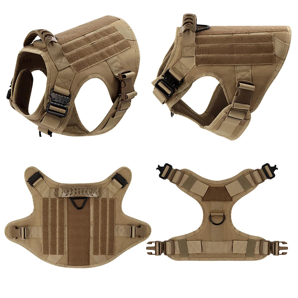 LuxePawe Tactical Dog Harness German Shepherd Malinois Training Vest