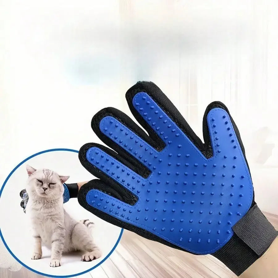 LuxePawe Pet Grooming Gloves | Gentle Deshedding & Bath Massage Mitt