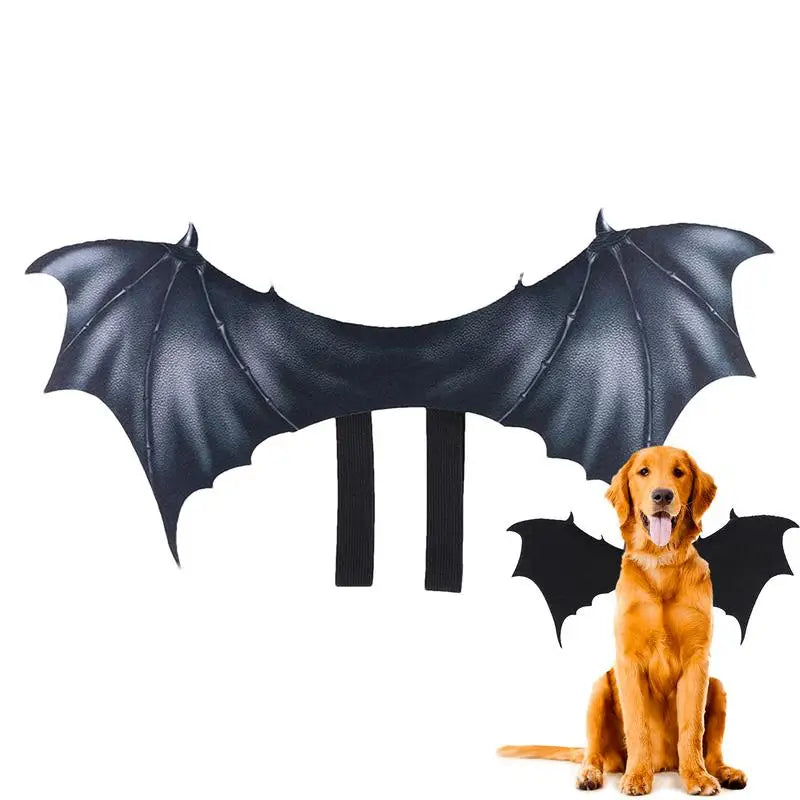 LuxePawe Halloween Pet Costume Bat Wings Apparel for Dogs & Cats
