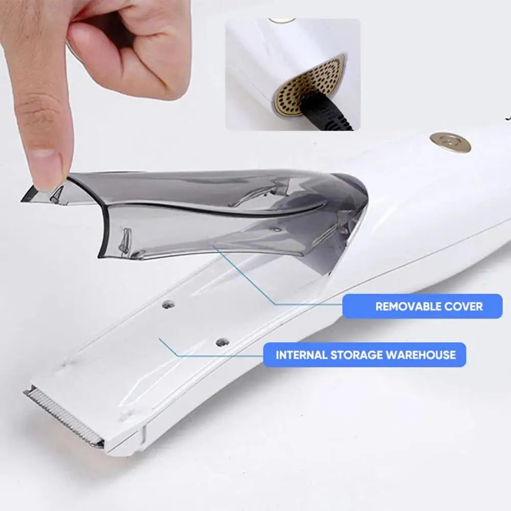 LuxePawe Cordless Dog Shaver 3-Speed Pet Hair Clipper with USB Vacuum