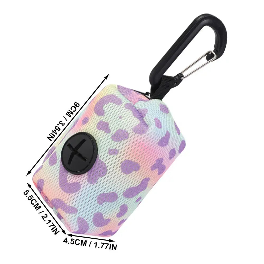 LuxePawe Dog Poop Bag Dispenser Set LED Light Degradable Waste Bags