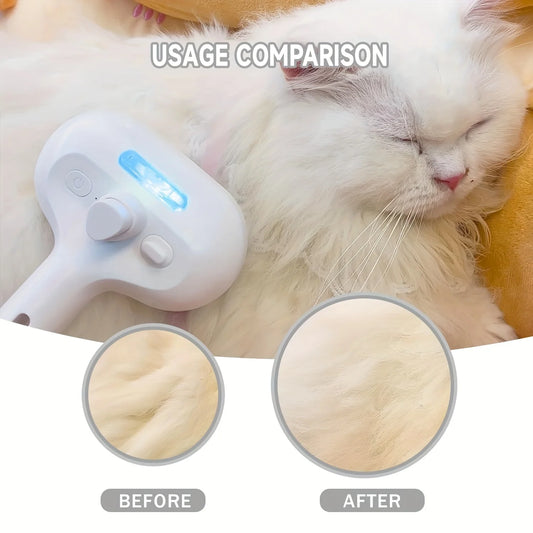 LuxePawe Pet Spray Hair Comb – Grooming & Hair Remover Brush for Cats & Dogs
