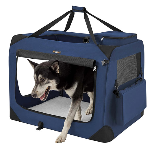 LuxePawe Soft Dog Crate 36in Portable Indoor Outdoor Travel Carrier