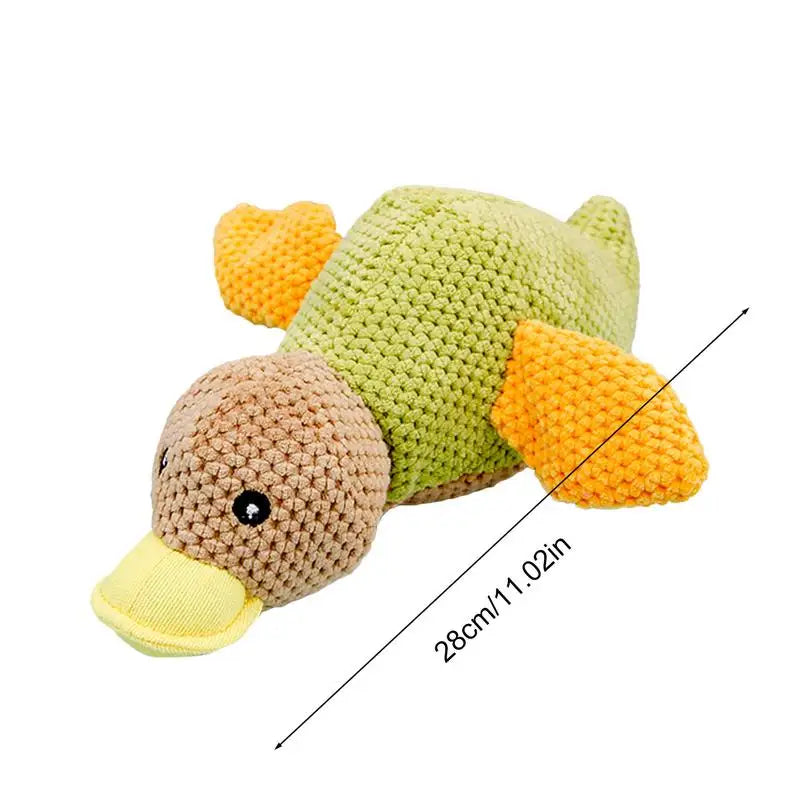 LuxePawe Soft Duck Dog Toy | Cute Squeaky Plush Chew Toy for Happy Pets