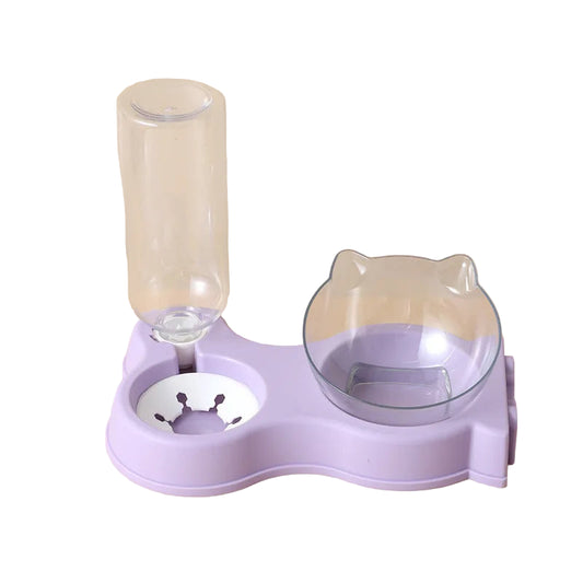 LuxePawe Pet Feeder Automatic Dog and Cat Food & Drinking Bowl