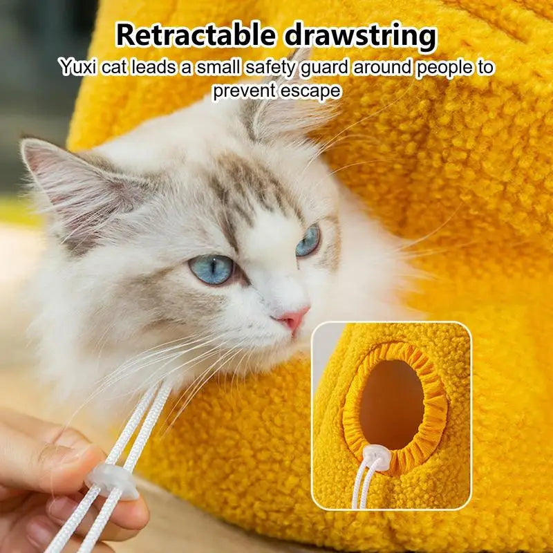 LuxePawe Small Pet Carrier Bag Plush Sponge Outdoor Fashionable Tote