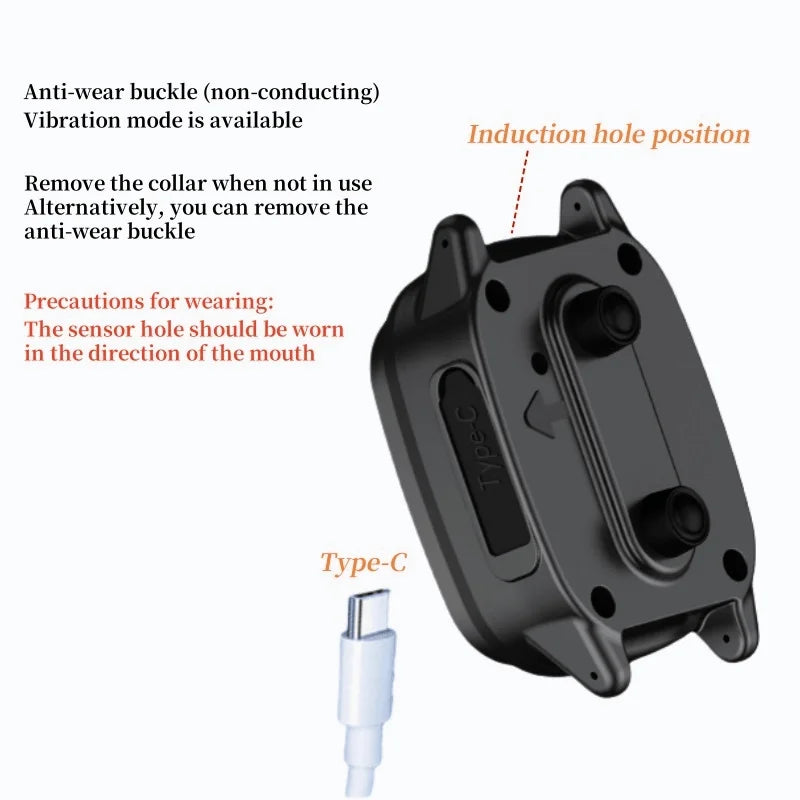 LuxePawe Waterproof Bark Collar | Rechargeable Anti-Bark Trainer for Dogs