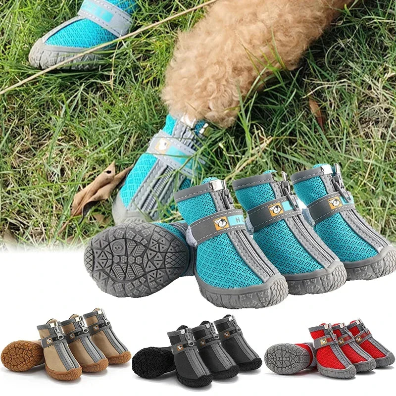LuxePawe Non-Slip Dog Shoes Breathable Plush Climbing Pet Booties