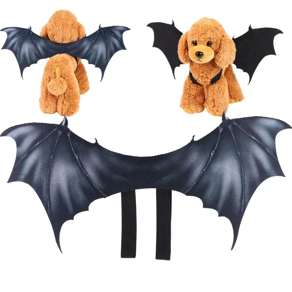 LuxePawe Halloween Pet Costume Bat Wings Apparel for Dogs & Cats
