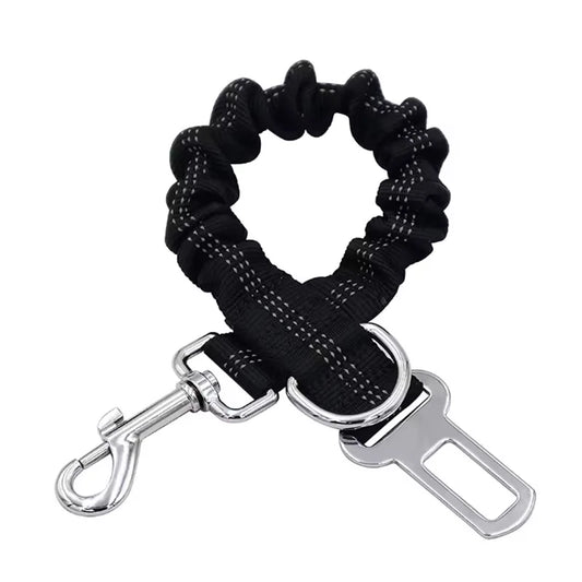 LuxePawe Dog Car Safety Belt with Adjustable Length & Reflective Line