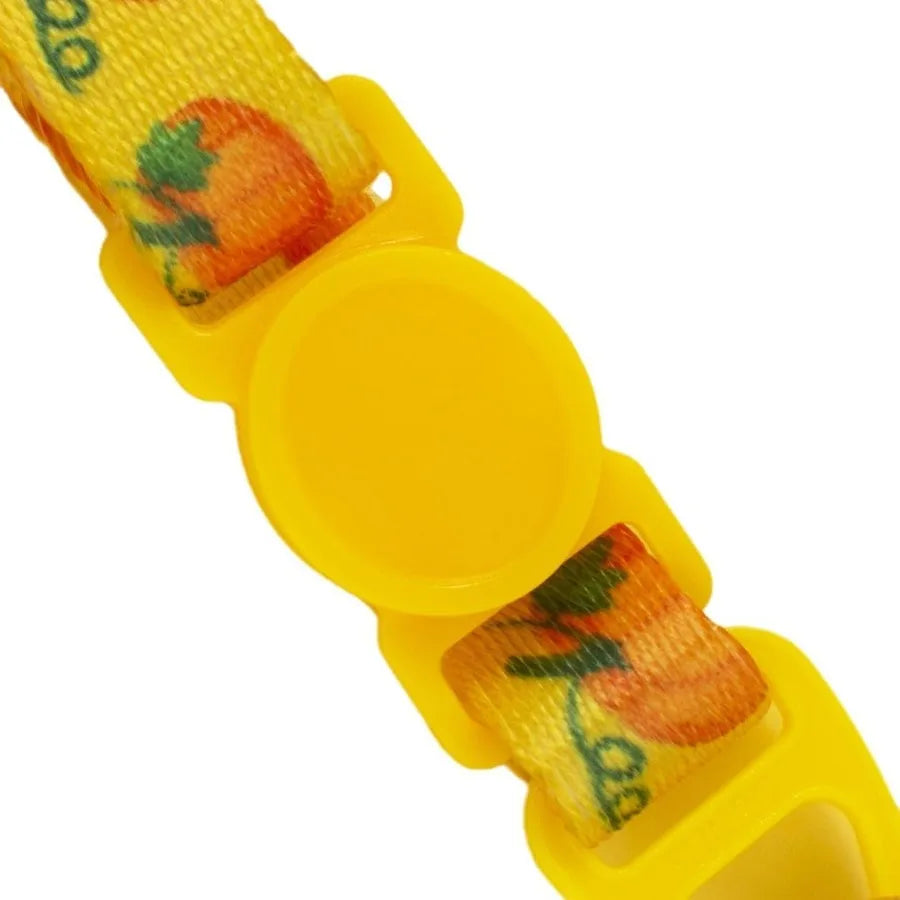 LuxePawe Breakaway Cat Collar 2-Pack Adjustable Fall Pumpkin Kitten Collar