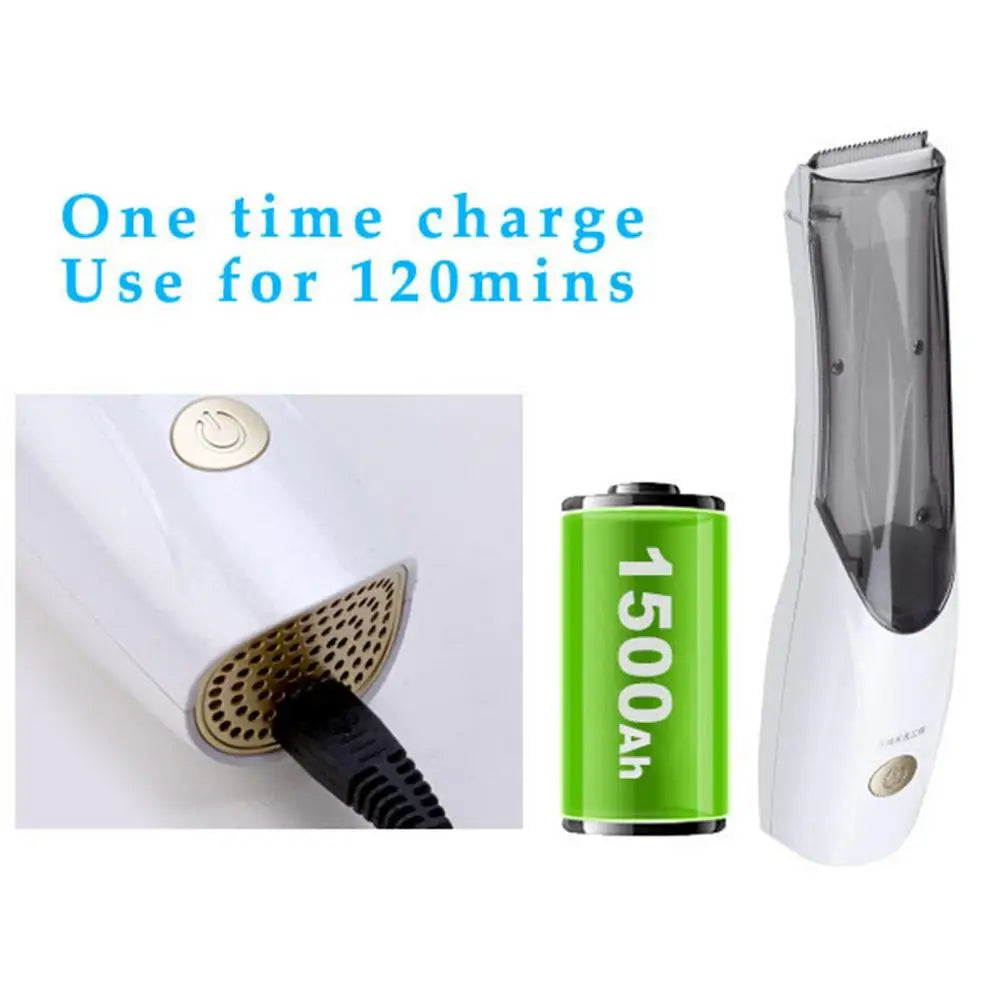 LuxePawe Cordless Dog Shaver 3-Speed Pet Hair Clipper with USB Vacuum