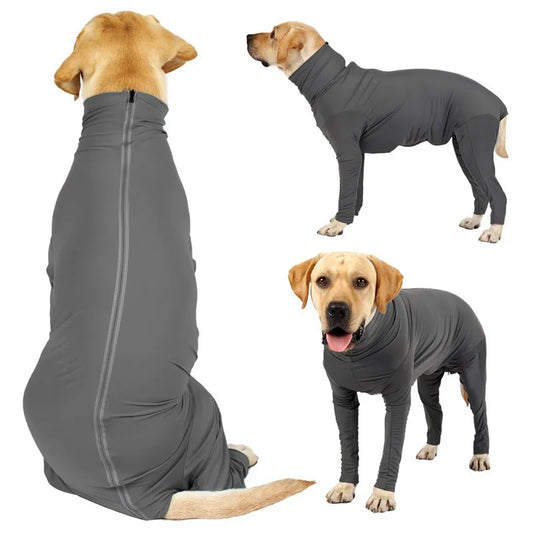 LuxePawe Post-Surgery Pet Pajamas Dog Anxiety Relief 4-Legged Outfit