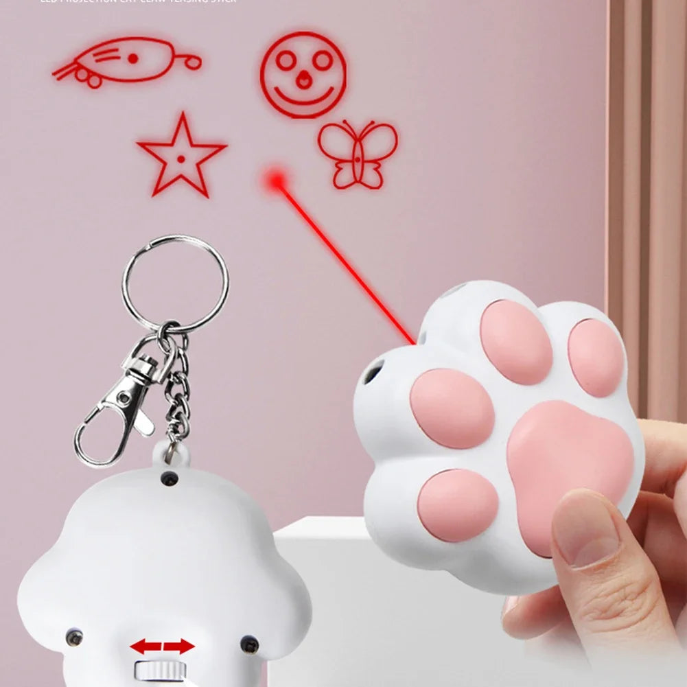 LuxePawe Rechargeable LED Laser Cat Toy – Interactive Pattern Pointer & Trainer