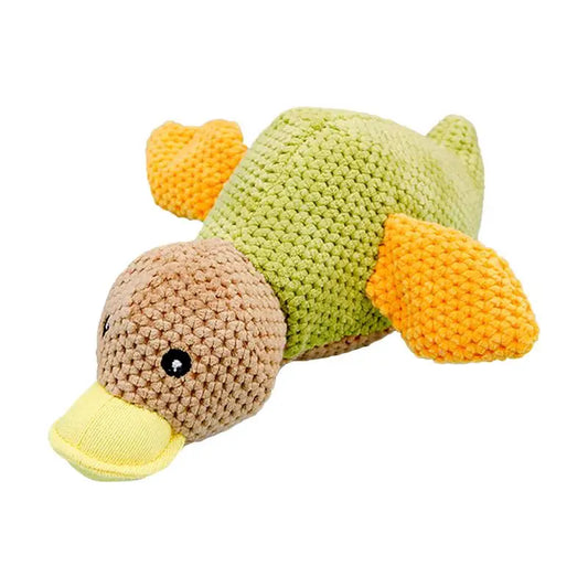 LuxePawe Soft Duck Dog Toy | Cute Squeaky Plush Chew Toy for Happy Pets