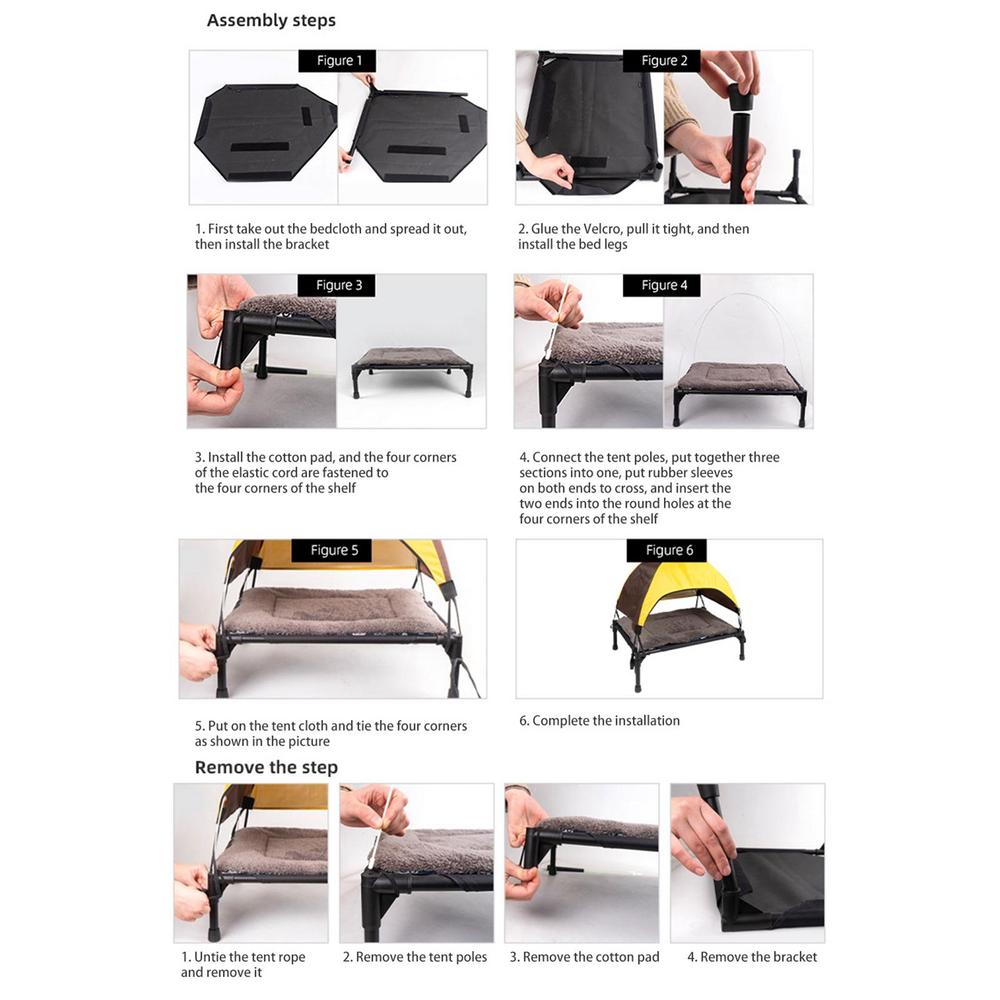 LuxePawe Waterproof Dog Cooling Bed XL Foam Bolster for Large Dogs