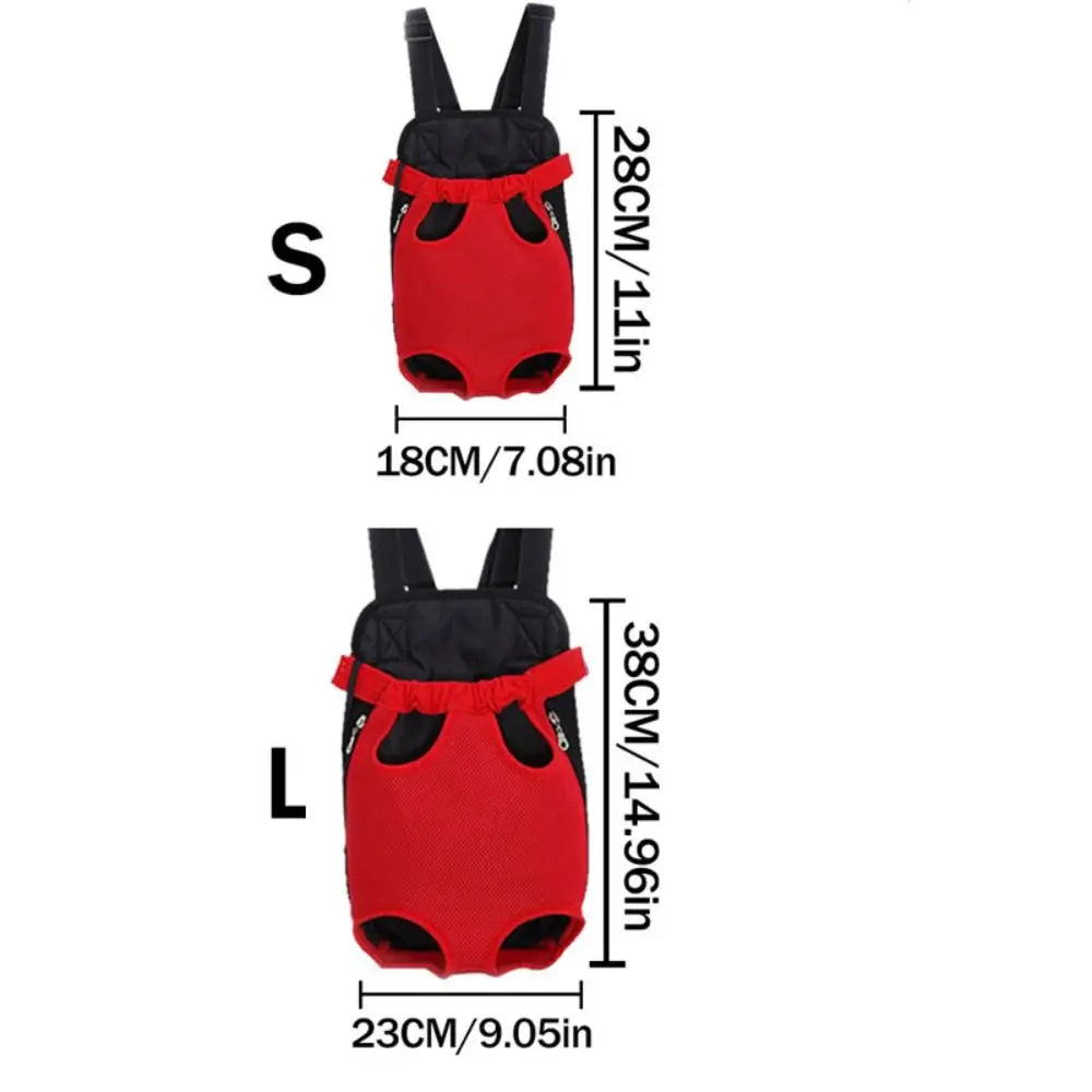 LuxePawe Adjustable Pet Carrier Backpack Front Carrier for Small Dogs & Cats