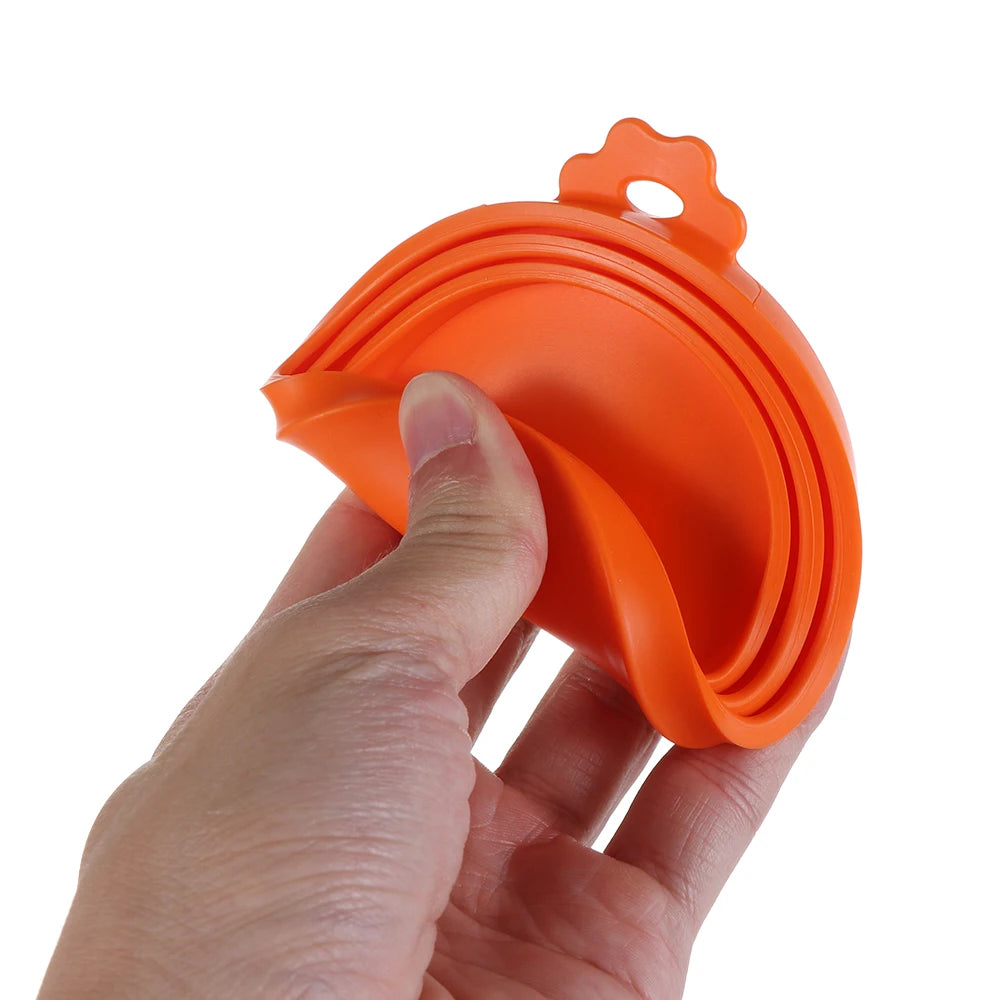 LuxePawe 3-in-1 Reusable Silicone Pet Can Cover Lid for Dog Cat Food