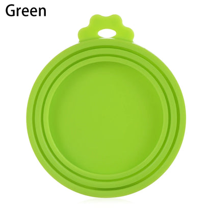 LuxePawe 3-in-1 Reusable Silicone Pet Can Cover Lid for Dog Cat Food