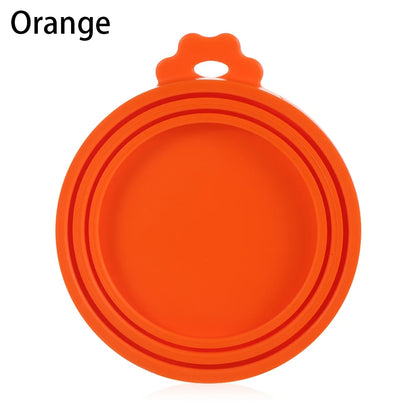 LuxePawe 3-in-1 Reusable Silicone Pet Can Cover Lid for Dog Cat Food