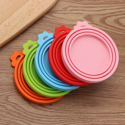 LuxePawe 3-in-1 Reusable Silicone Pet Can Cover Lid for Dog Cat Food