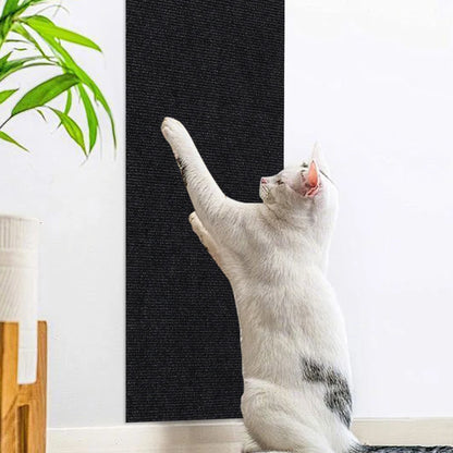 LuxePawe Self-Adhesive Cat Scratcher Mat – Trimmable Pad for Sofa & Wall