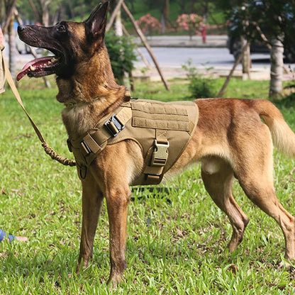 LuxePawe Tactical Dog Harness German Shepherd Malinois Training Vest