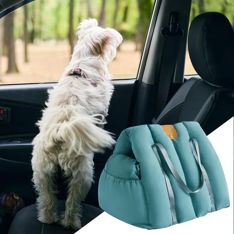 LuxePawe Small Dog Car Seat – Portable Booster for Safe Travel