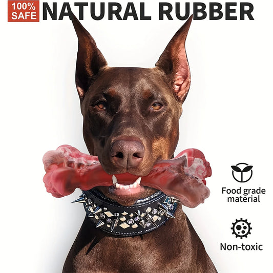 LuxePawe Durable Dog Chew Toy for Powerful Chewers Natural Rubber