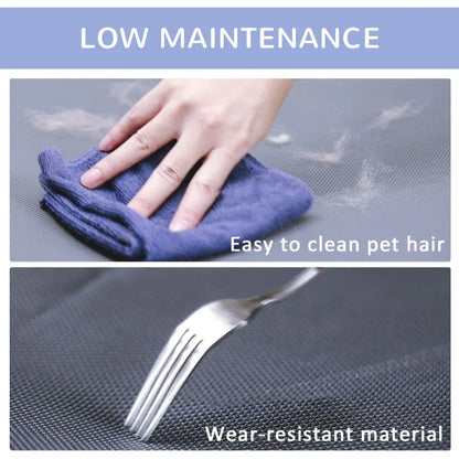 LuxePawe Blue Elevated Dog Bed Summer Cooling Cot for Pets 36x30