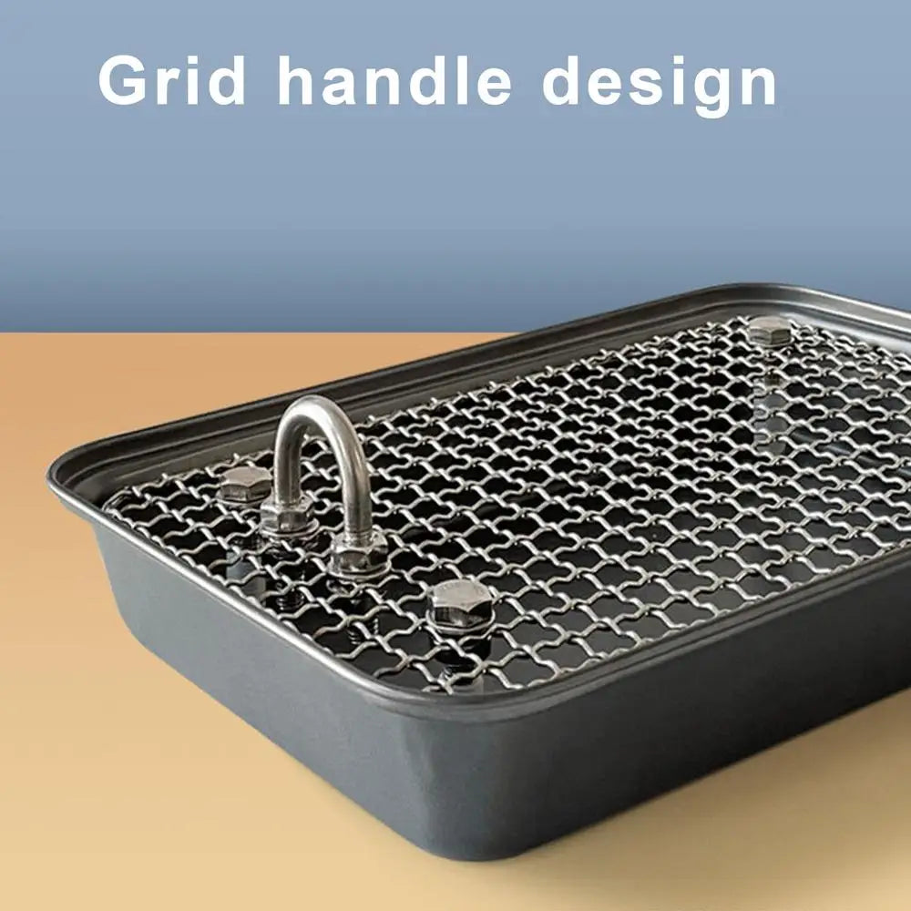 LuxePawe Bunny Litter Box Removable Stainless Steel Training Pan