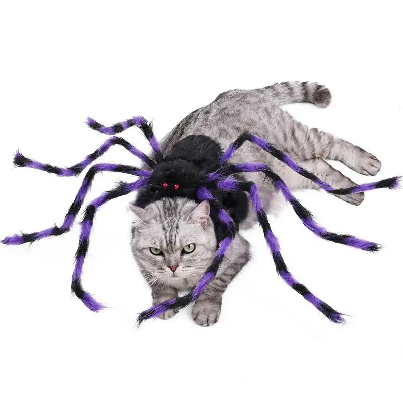 LuxePawe Pet Spider Costume – Funny Halloween Outfit for Cats & Dogs