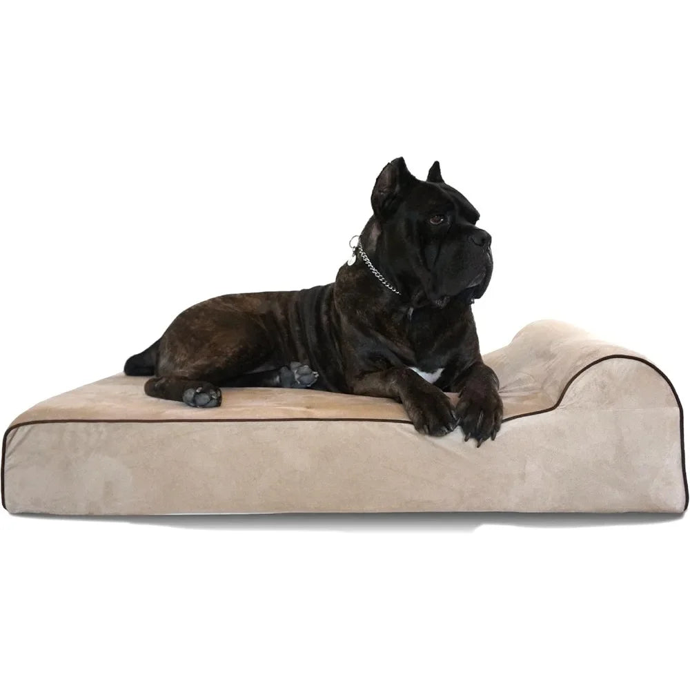 LuxePawe Orthopedic Memory Foam Dog Bed for Elderly & Arthritic Dogs