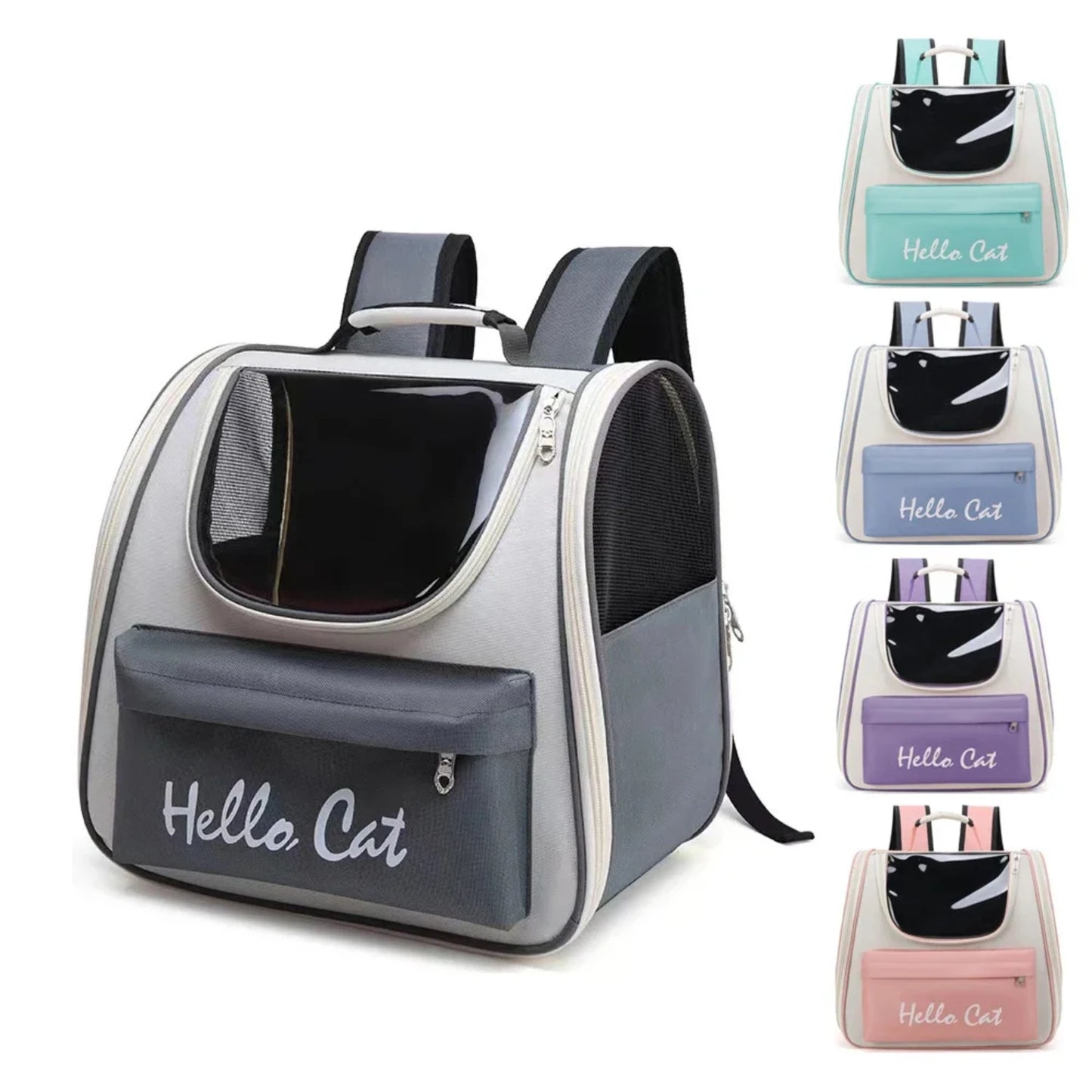 LuxePawe Cat & Small Dog Outdoor Carrier Bag Breathable Portable Backpack