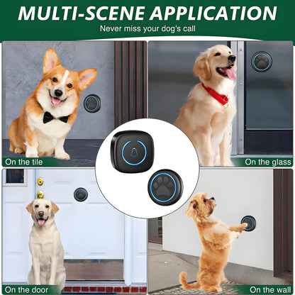 LuxePawe Dog Doorbell | Wireless Potty Training System, 1000ft, Weatherproof