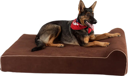 LuxePawe Orthopedic Memory Foam Dog Bed for Elderly & Arthritic Dogs