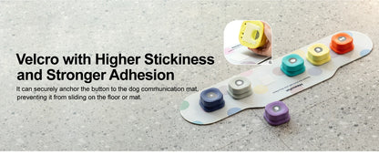 LuxePawe Dog Talking Buttons with Mat Voice Recording Pet Trainer