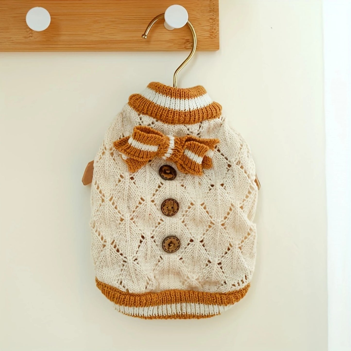 LuxePawe Cute Pet Knitted Sweater, Autumn Winter Dog Warm Clothes