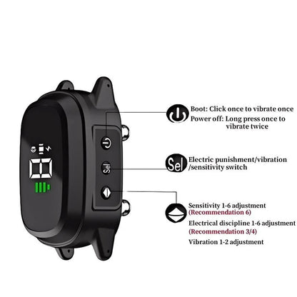 LuxePawe Waterproof Bark Collar | Rechargeable Anti-Bark Trainer for Dogs