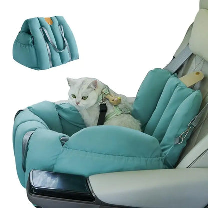 LuxePawe Small Dog Car Seat – Portable Booster for Safe Travel