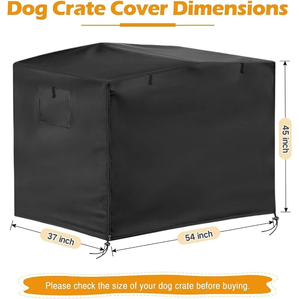 LuxePawe 54in Heavy Duty Dog Crate Cover Universal Fit Wire Cages
