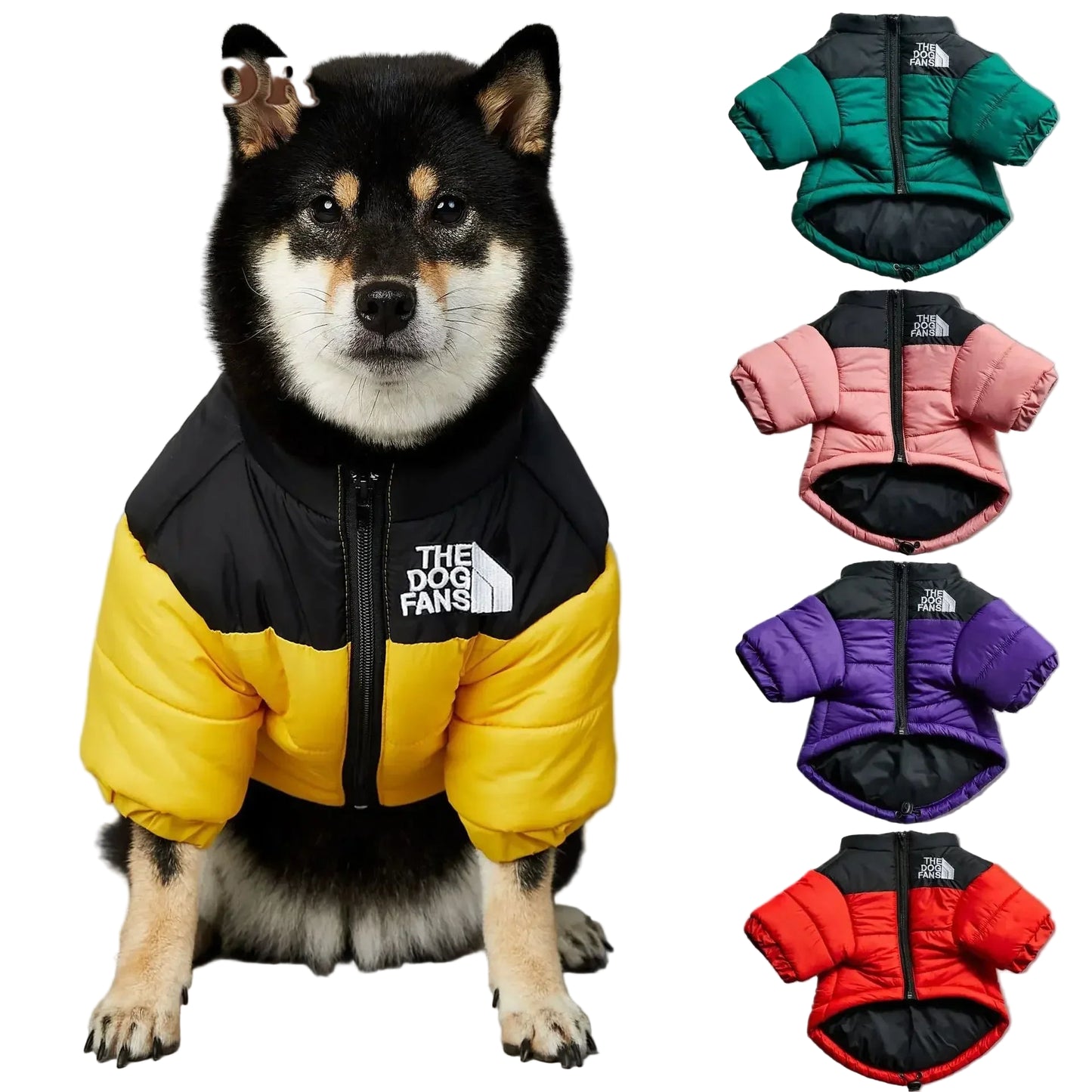 LuxePawe Small Medium Dog Winter Jacket Warm Down Coat French Bulldog Puppy