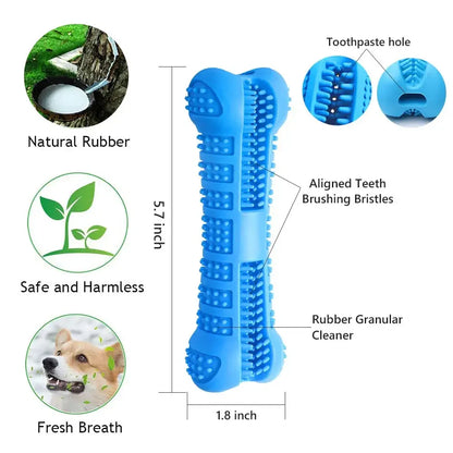 LuxePawe Rubber Dog Chew Toy Toothbrush Stick for Small Dogs Training