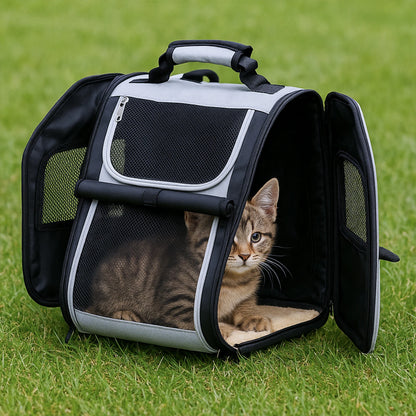 LuxePawe Multi-Functional Pet Travel Backpack Lightweight with Mesh Vent