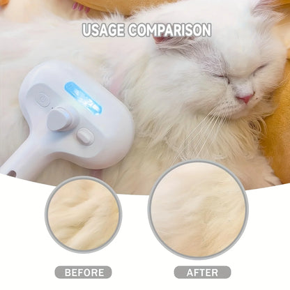 LuxePawe Pet Spray Hair Comb – Grooming & Hair Remover Brush for Cats & Dogs