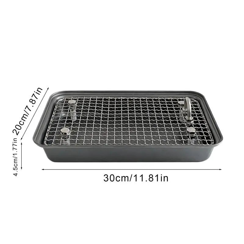 LuxePawe Bunny Litter Box Removable Stainless Steel Training Pan