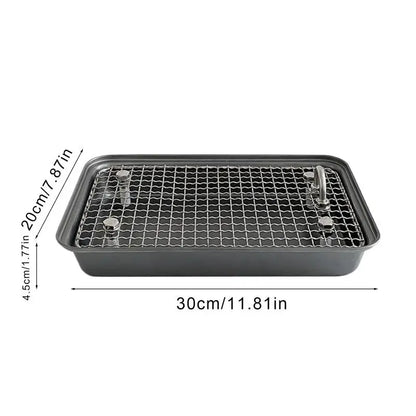 LuxePawe Bunny Litter Box Removable Stainless Steel Training Pan