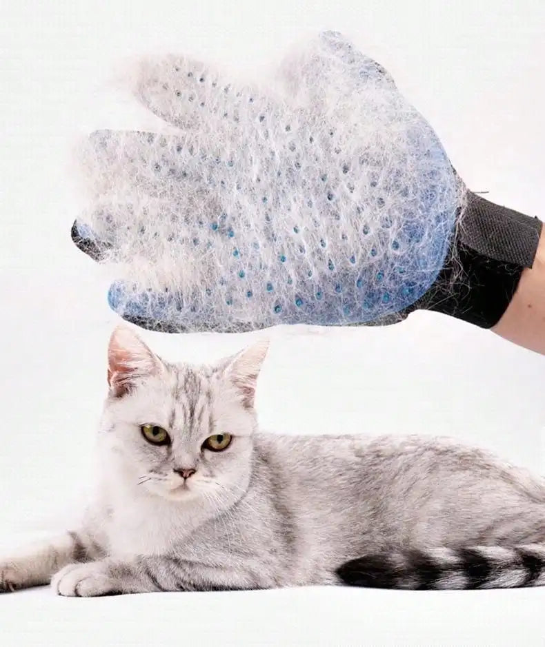 LuxePawe Pet Grooming Gloves | Gentle Deshedding & Bath Massage Mitt