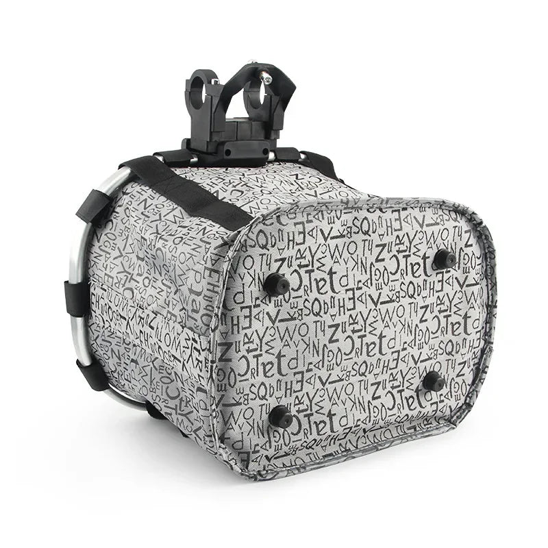 LuxePawe Bicycle Front Basket 2-in-1 Pet Carrier Detachable Handlebar Bag